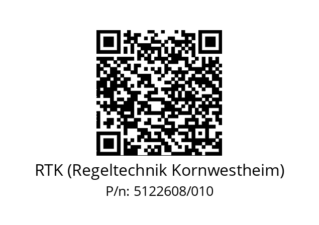   RTK (Regeltechnik Kornwestheim) 5122608/010