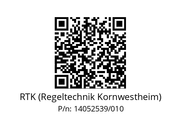   RTK (Regeltechnik Kornwestheim) 14052539/010