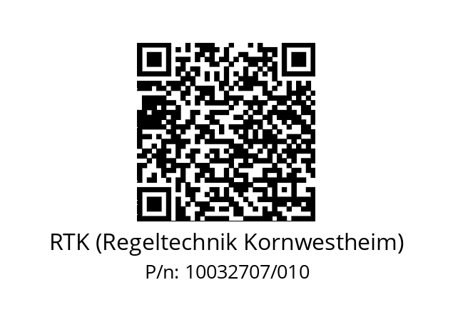   RTK (Regeltechnik Kornwestheim) 10032707/010