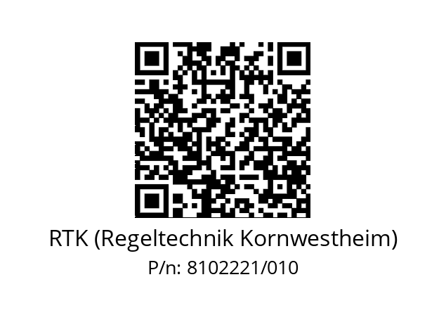   RTK (Regeltechnik Kornwestheim) 8102221/010