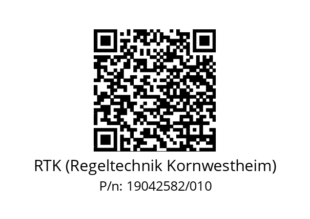   RTK (Regeltechnik Kornwestheim) 19042582/010