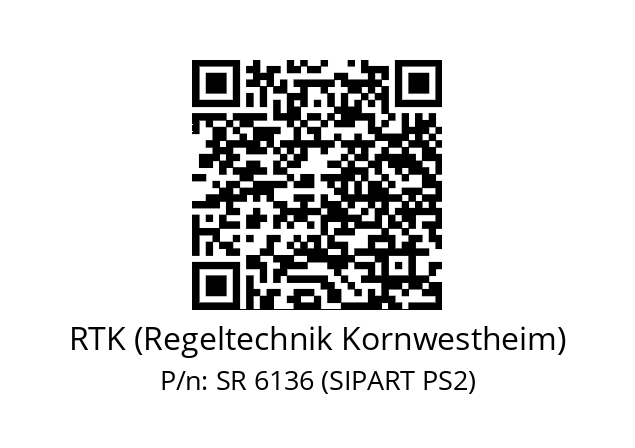   RTK (Regeltechnik Kornwestheim) SR 6136 (SIPART PS2)