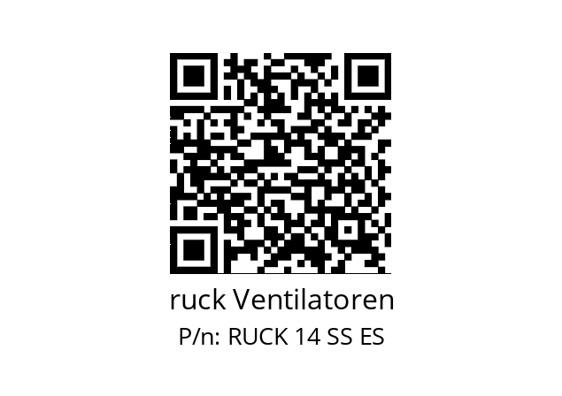   ruck Ventilatoren RUCK 14 SS ES