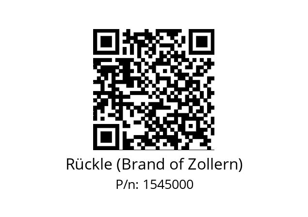   Rückle (Brand of Zollern) 1545000