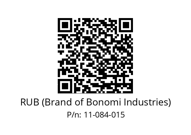   RUB (Brand of Bonomi Industries) 11-084-015