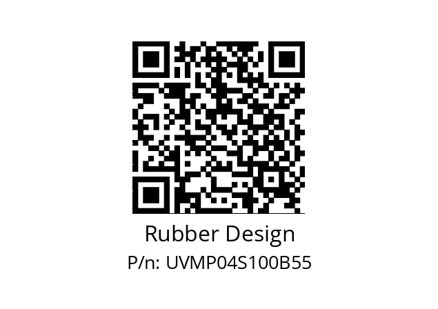   Rubber Design UVMP04S100B55