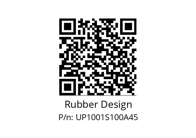   Rubber Design UP1001S100A45