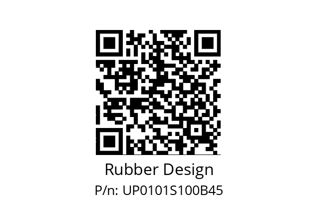   Rubber Design UP0101S100B45