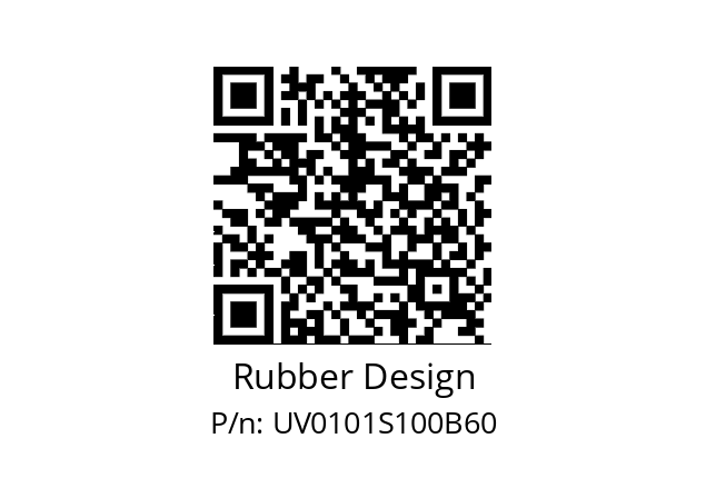   Rubber Design UV0101S100B60