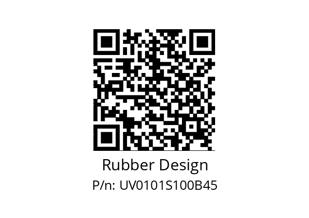   Rubber Design UV0101S100B45