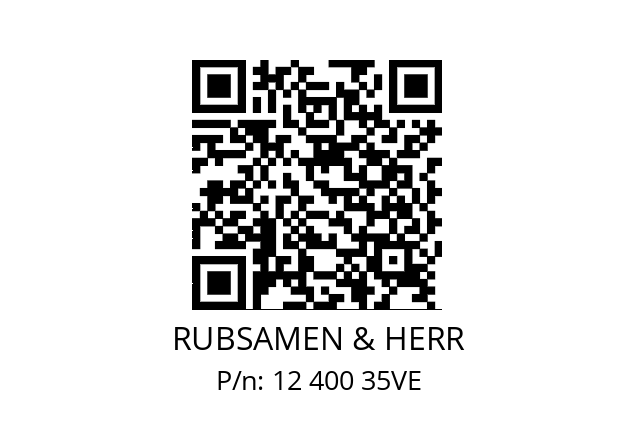   RUBSAMEN & HERR 12 400 35VE