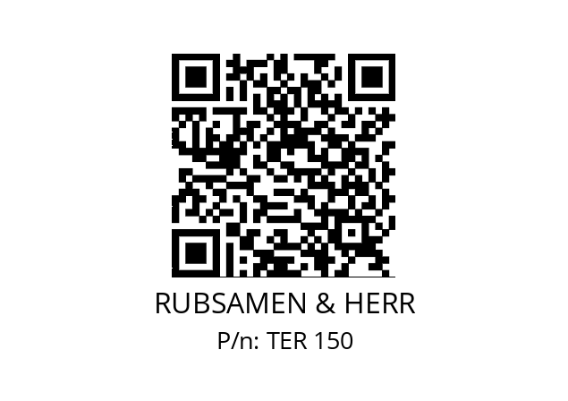   RUBSAMEN & HERR TER 150