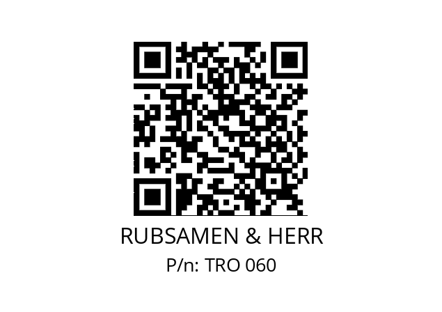   RUBSAMEN & HERR TRO 060