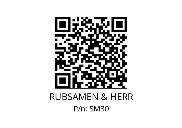   RUBSAMEN & HERR SM30