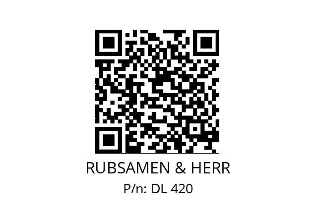   RUBSAMEN & HERR DL 420