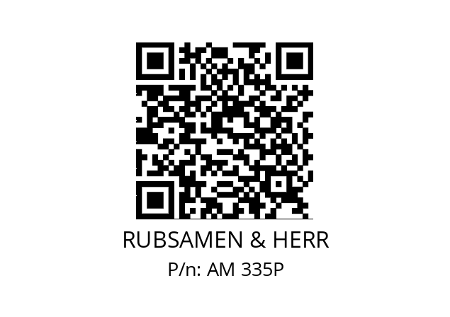   RUBSAMEN & HERR AM 335P