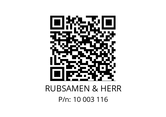  LS 3 RUBSAMEN & HERR 10 003 116