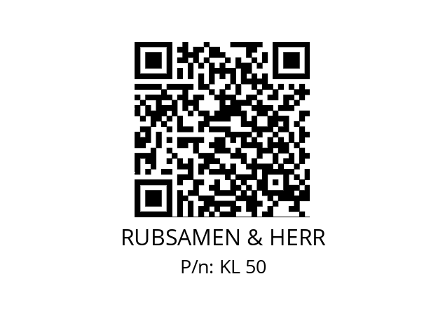   RUBSAMEN & HERR KL 50