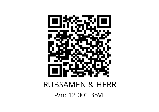   RUBSAMEN & HERR 12 001 35VE