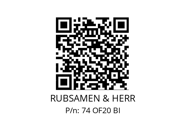   RUBSAMEN & HERR 74 OF20 BI