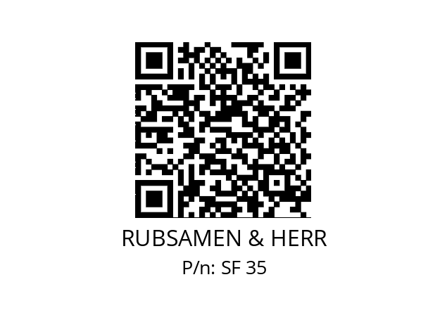   RUBSAMEN & HERR SF 35