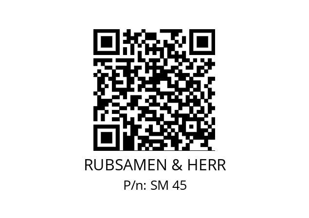   RUBSAMEN & HERR SM 45