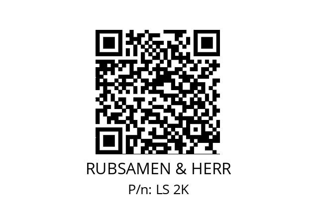   RUBSAMEN & HERR LS 2K