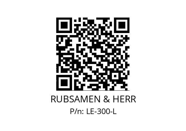   RUBSAMEN & HERR LE-300-L