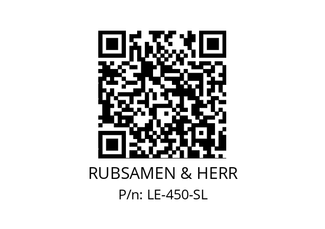   RUBSAMEN & HERR LE-450-SL