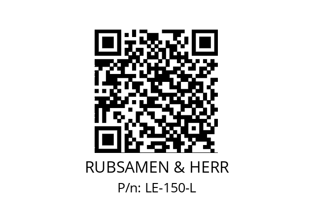   RUBSAMEN & HERR LE-150-L