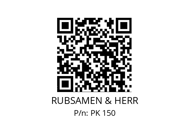   RUBSAMEN & HERR PK 150