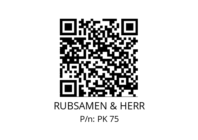   RUBSAMEN & HERR PK 75