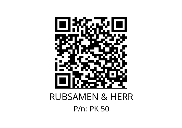   RUBSAMEN & HERR PK 50