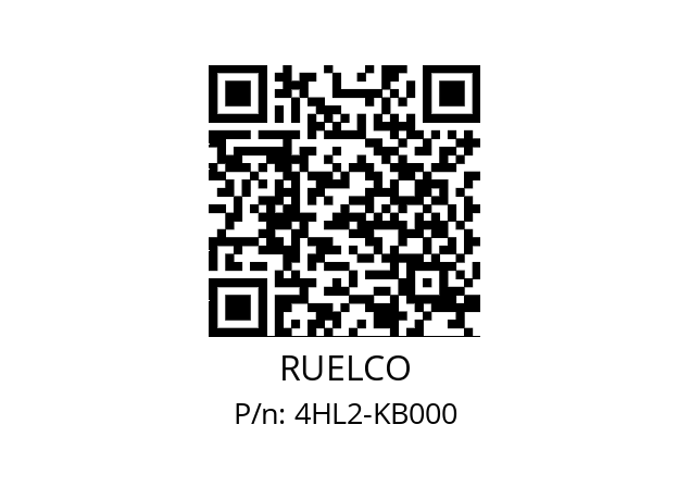   RUELCO 4HL2-KB000