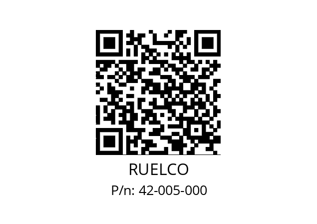   RUELCO 42-005-000