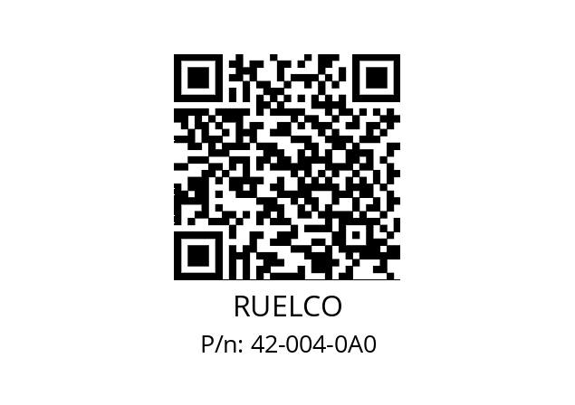   RUELCO 42-004-0A0