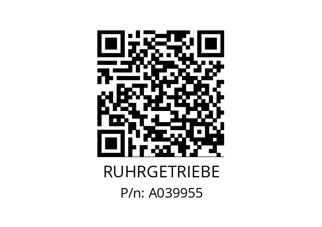   RUHRGETRIEBE A039955