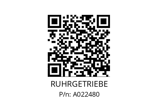   RUHRGETRIEBE A022480