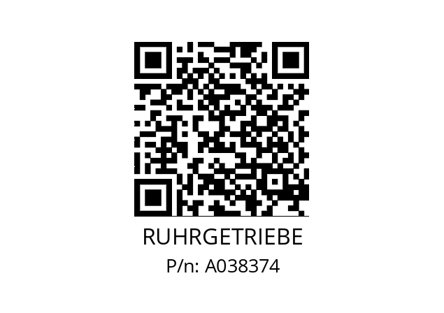   RUHRGETRIEBE A038374