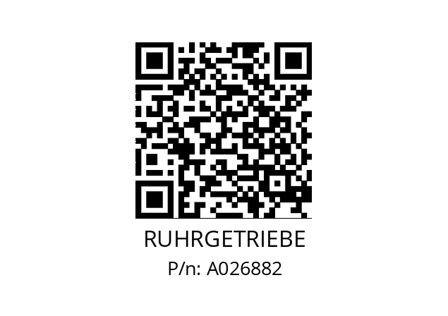   RUHRGETRIEBE A026882