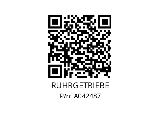   RUHRGETRIEBE A042487