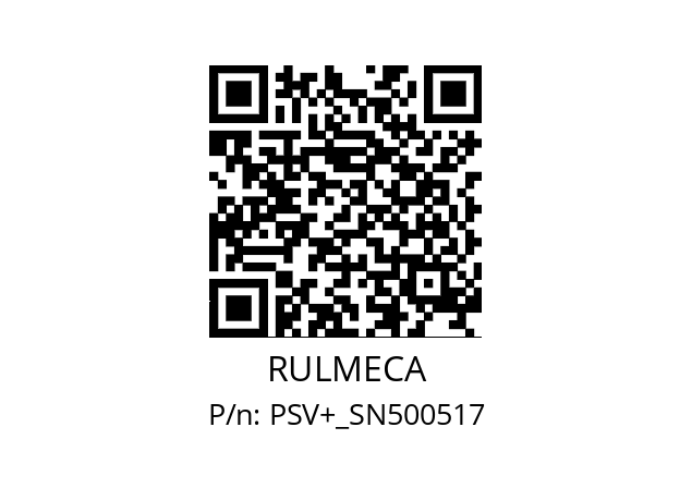   RULMECA PSV+_SN500517