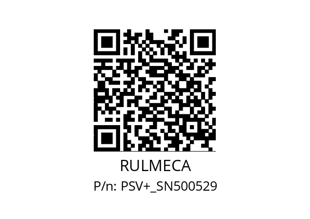   RULMECA PSV+_SN500529