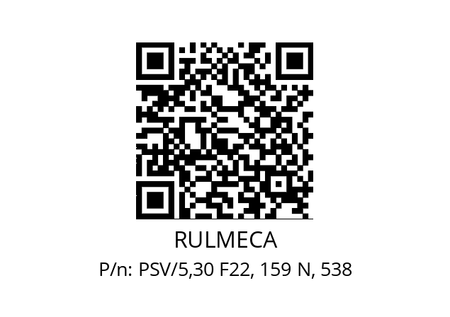   RULMECA PSV/5,30 F22, 159 N, 538