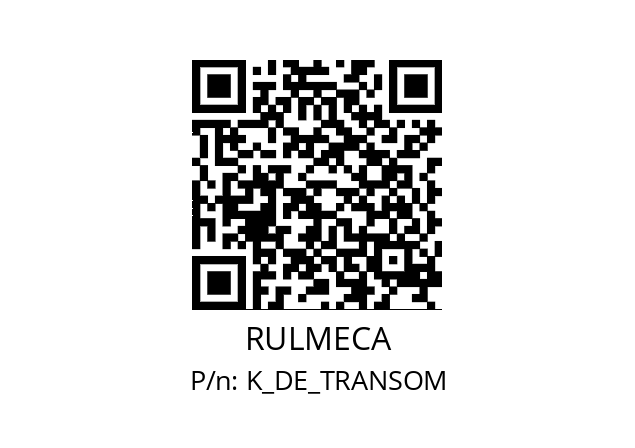   RULMECA K_DE_TRANSOM