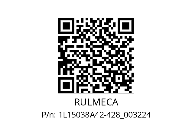   RULMECA 1L15038A42-428_003224