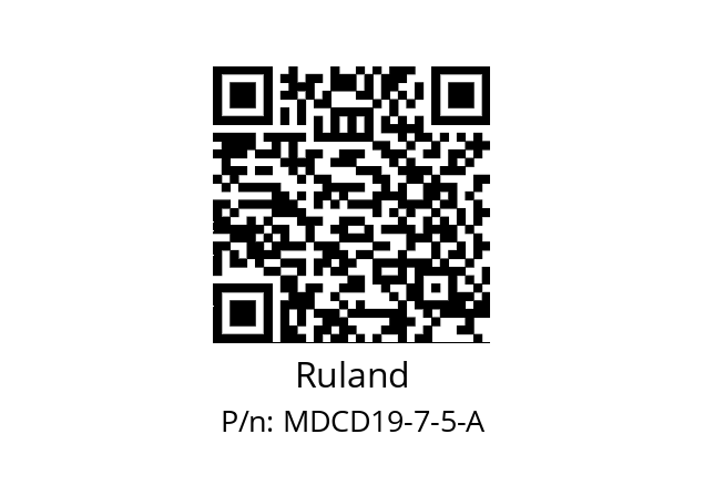   Ruland MDCD19-7-5-A