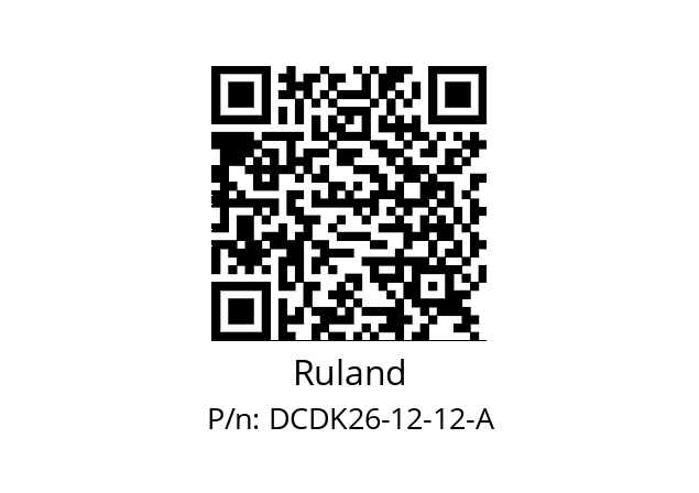   Ruland DCDK26-12-12-A