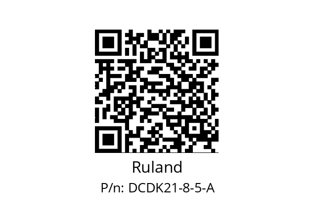   Ruland DCDK21-8-5-A