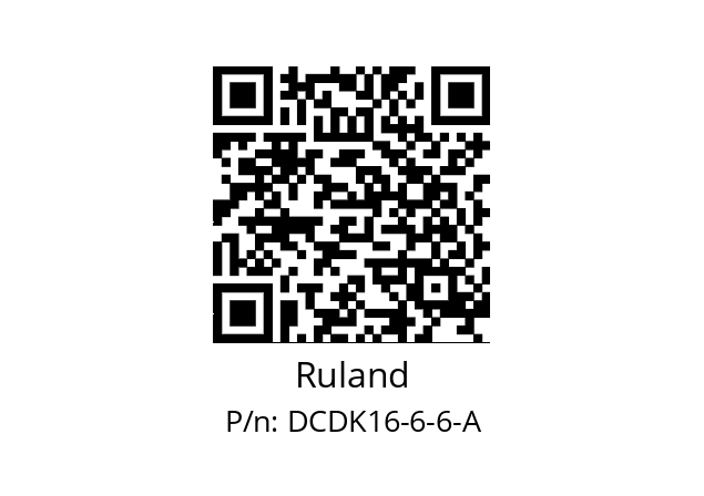   Ruland DCDK16-6-6-A